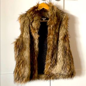 Soft Joie size S brown toned fur vest